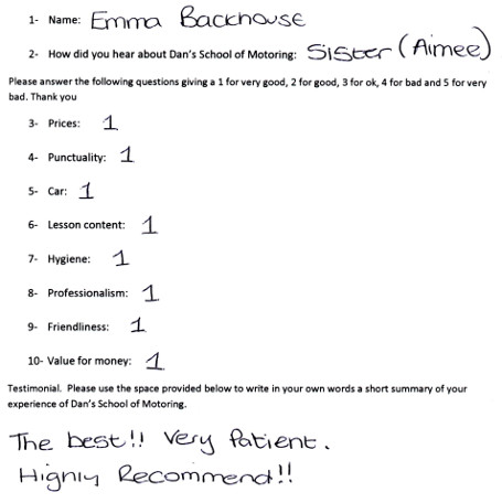 Emma's Review: The best!! Very patient. Highly recommend!!