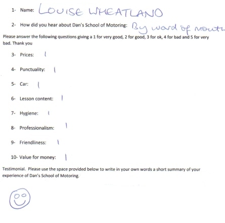 Louise`s ratings